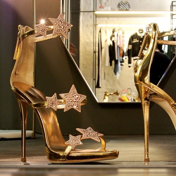 ⭐️giuseppe zanotti • NEW • rosegold star 4.7” heel - Picture 3 of 12